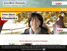 Tablet Screenshot of annemarie-glowienka.de